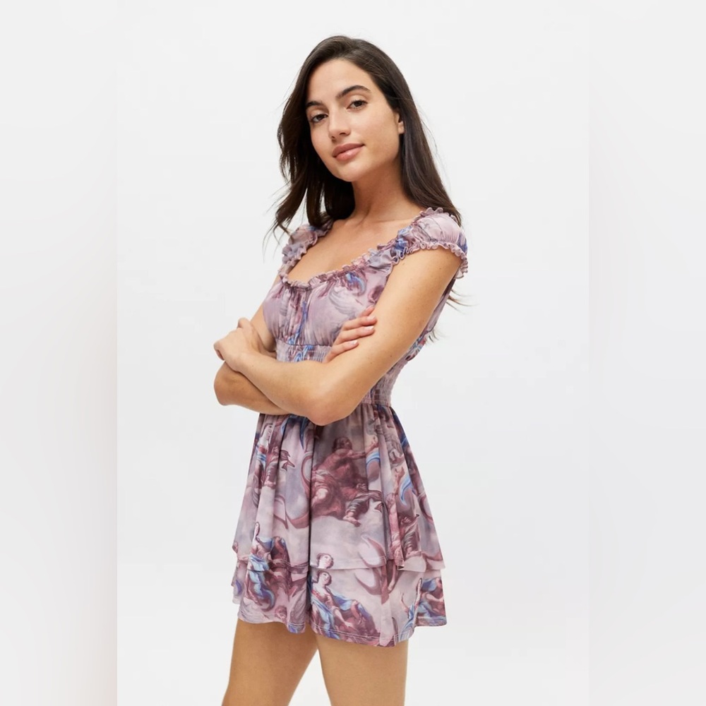 Urban Outfitters Rosie Mesh Romper